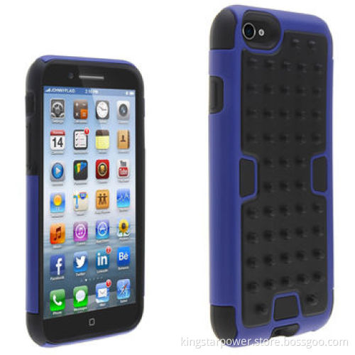 Crystal Mobile Phone Case for iPhone 6/Plus, Football Veins/Lines, PC+Silicone, FashionableNew